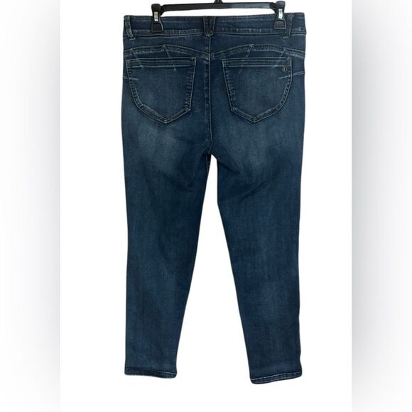 Democracy "Ab"solution Distressed Blue
Ankle Skimmer Booty Lift. No Gap Waist 10 - Picture 4 of 9